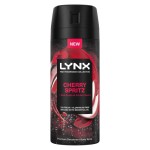 Lynx Cherry Fragrance Set: Antiperspirant Spray, Antiperspirant Stick, and Shower Gel – 72 Hours Odor Protection